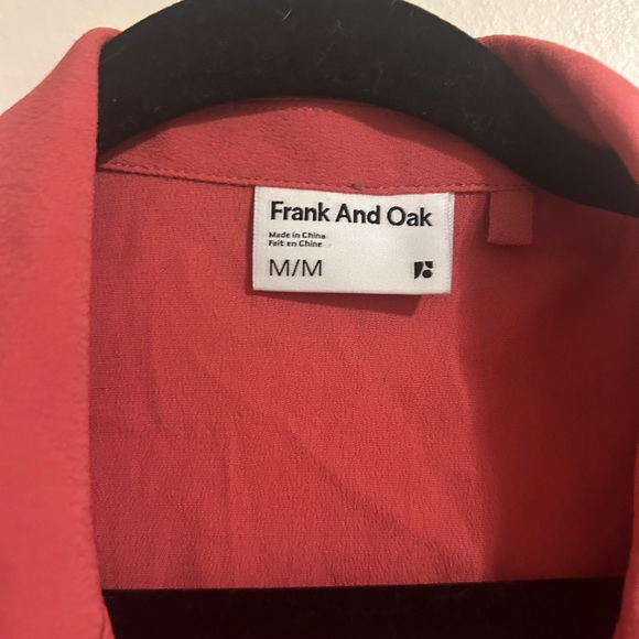 Camp collared blouse in coral - Picture 2 of 3